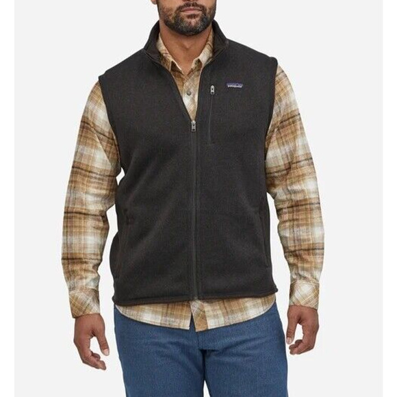 Patagonia Other - Patagonia Men's Better Sweater Fleece Sweater Vest 25882 Brown Full Zip Size XL